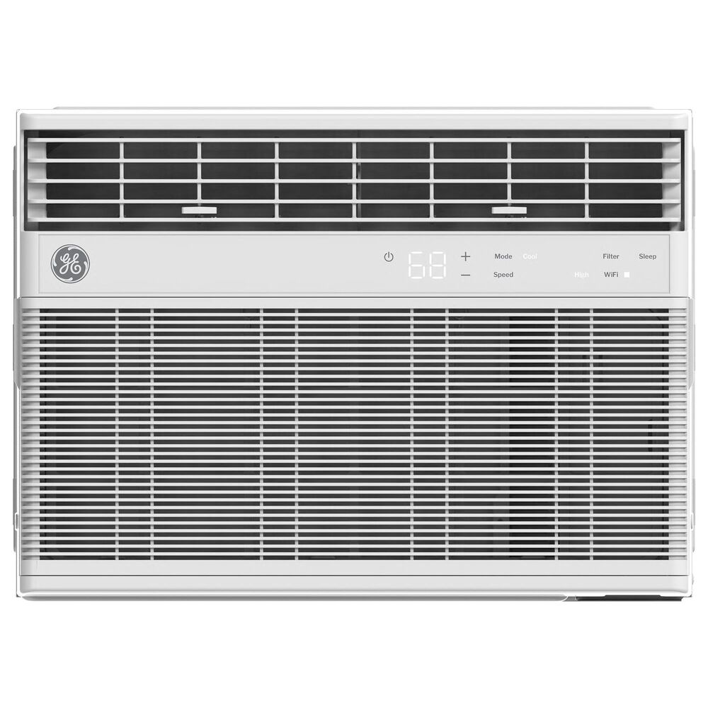 GE Appliances 10000 BTU Smart Electronic Window Air Conditioner in White, , large