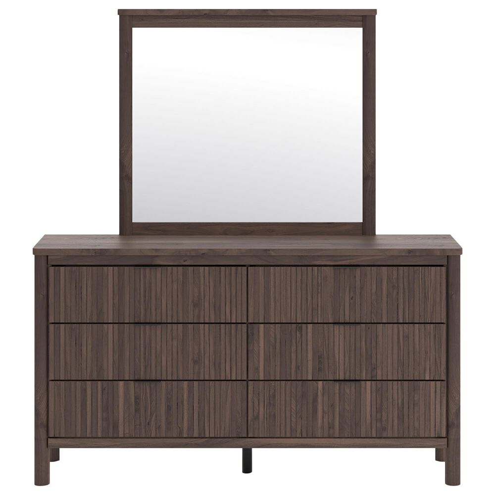 Ashley Pamytta 4-Piece Full Panel Platform Bedroom Set in Rich Brown, , large