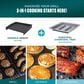 Charbroil Pro Series 4-Burner Gas Grill and Griddle in Black, , large