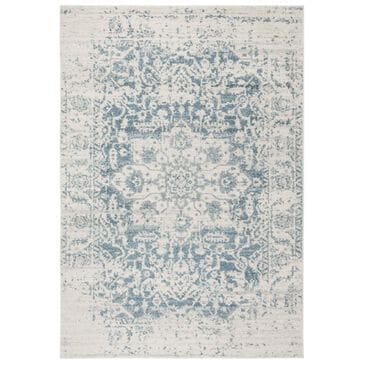 Safavieh Madison MAD603J 5"1" x 7"6" Teal and Ivory Area Rug, , large