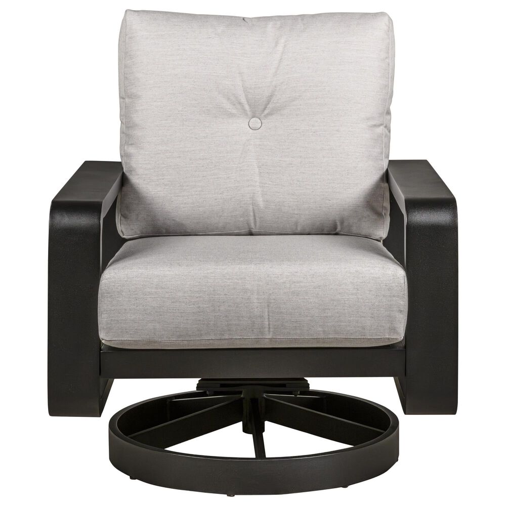 Woodard Vale Swivel Lounge Chair in Asgard Ash, , large