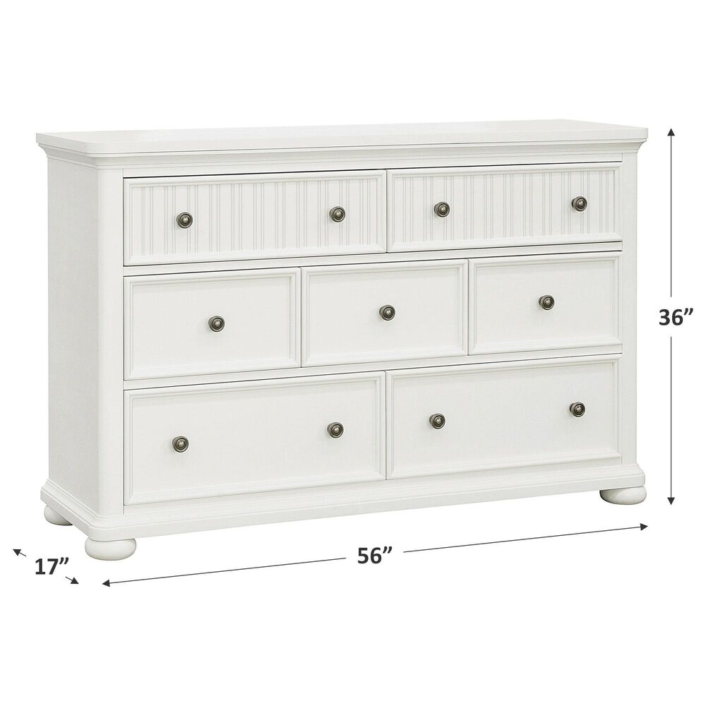 Samuel Lawrence Savannah 7-Drawer Dresser without Mirror in White, , large