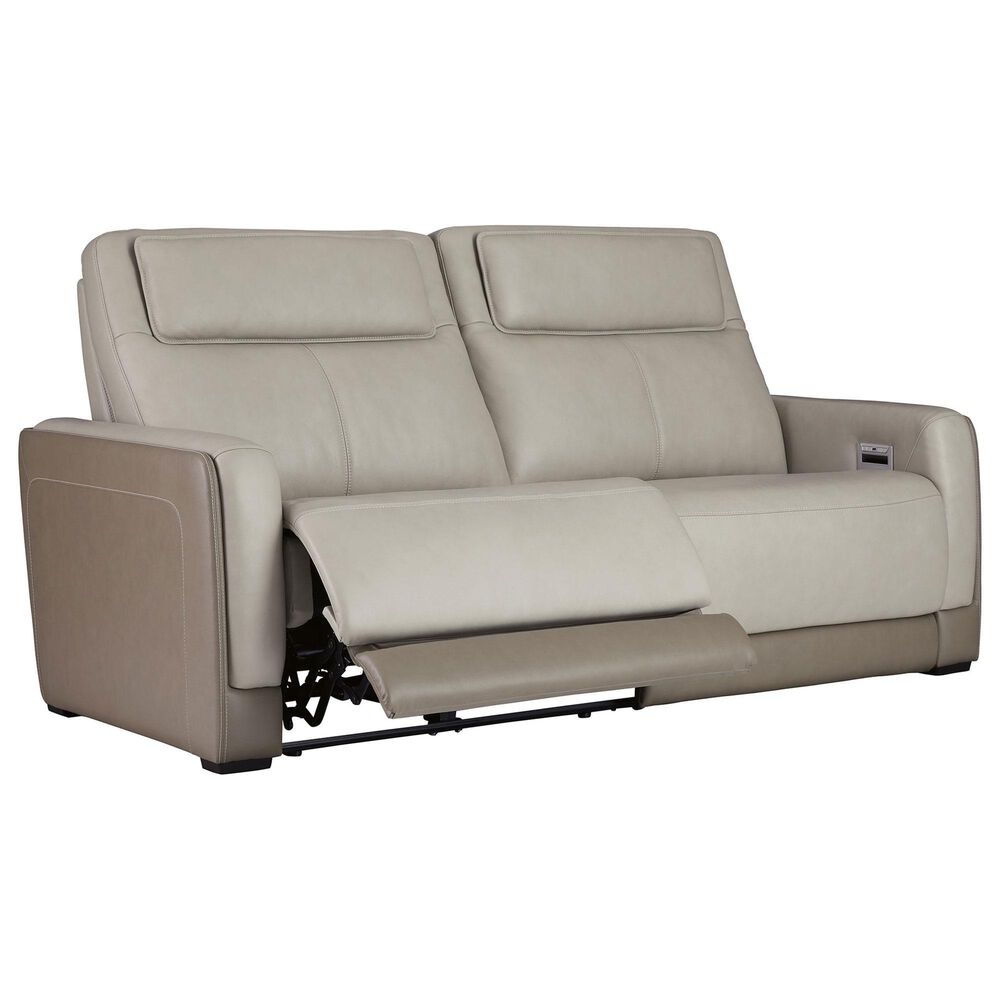 Ashley Battleville Power Reclining Sofa in Almond, , large