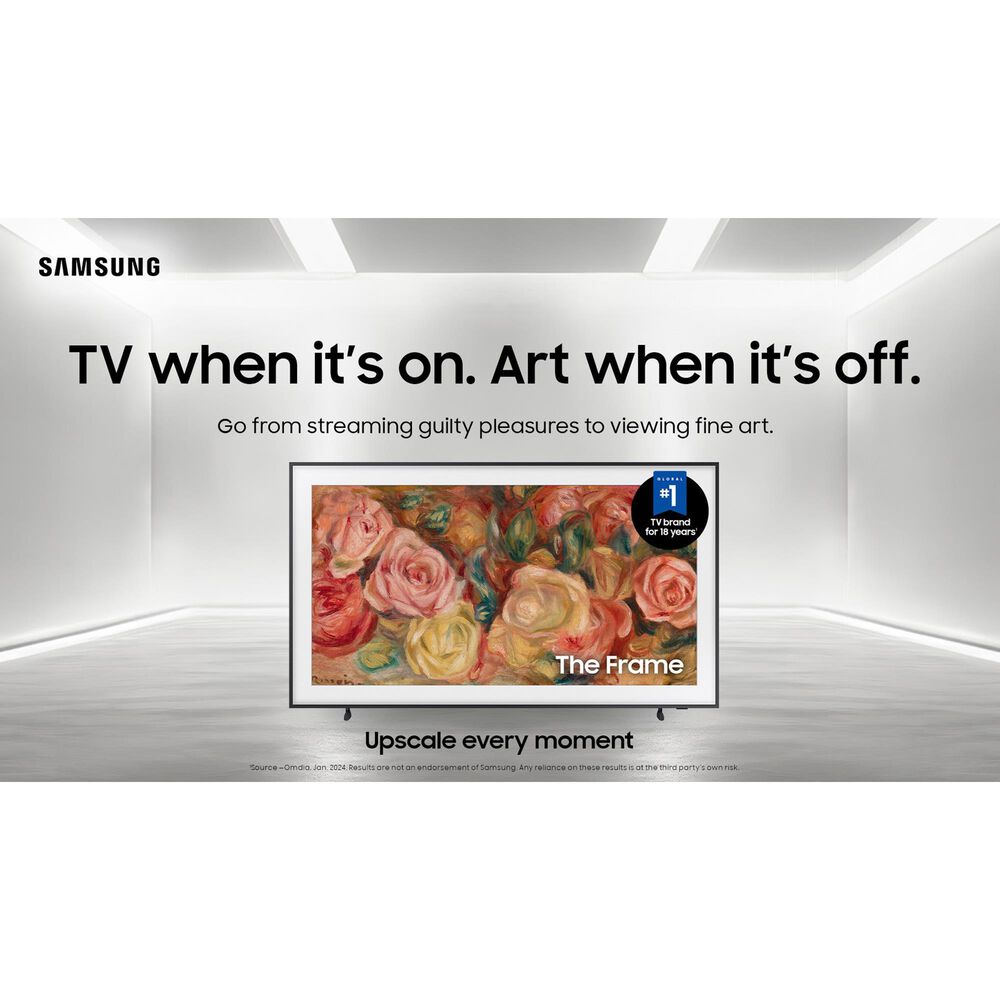 Samsung 75&quot; Class LS03D The Frame QLED HDR - Smart TV with Music Frame in Black, , large