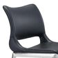 Zuo Modern Ace Counter Stool in Black and Silver (Set of 2), , large