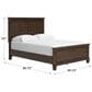 Ashley Danabrin Full Panel Bed in Brown, , large