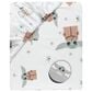 Lambs and Ivy Star Wars The Child Baby Yoda Grogu Fitted Crib Sheet in Taupe, Green and White, , large