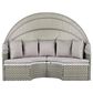 HOMLUX Patio Furniture Round Outdoor Sectional Sofa Set in Grey, , large