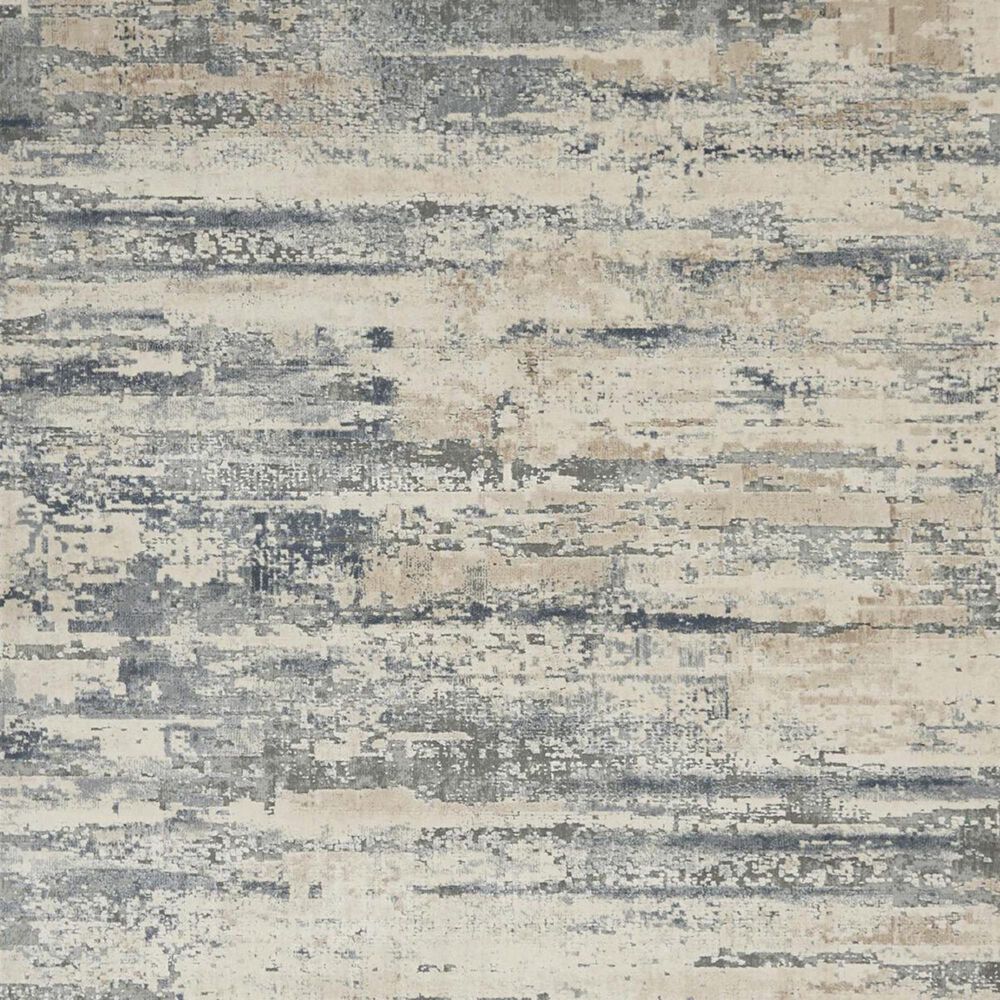 Nourison Rustic Textures RUS04 2&#39;2&quot; x 7&#39;6&quot; Beige and Grey Runner, , large