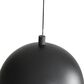 Golden Lighting Vintra LED 1-Light Pendant in Sand Black with Copper, , large