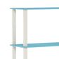 HOMLUX 5-Tier Display Rack in Light Blue and White, , large