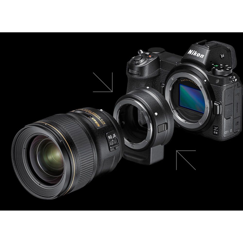 Nikon Z 6II FX-Format Mirrorless Camera with Z 24-70mm f/4 S Lens in Black, , large