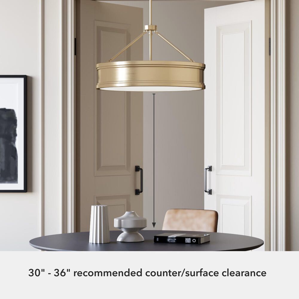Hunter Capshaw 6-Light Pendant in Alturas Gold, , large