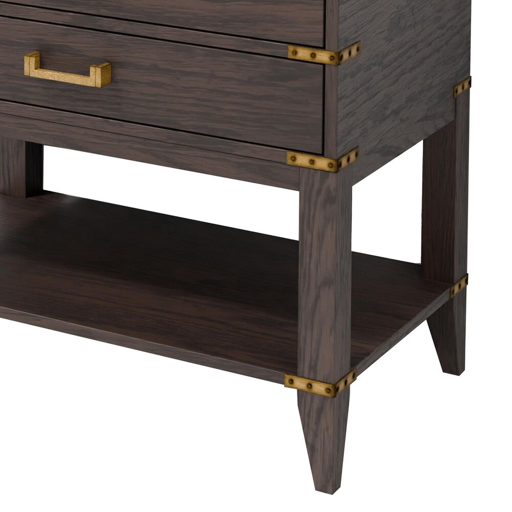 Lexora Home Norwalk 36" Single Bathroom Vanity in Brown Oak with White Cultured Marble Top and Rectangular Sink, , large