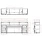 Legends Home Sausalito 78" Fireplace Console with Fireplace Insert in Whiskey, , large