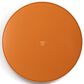 Demdaco Old Fashioned Round Serve Tray in Orange, , large
