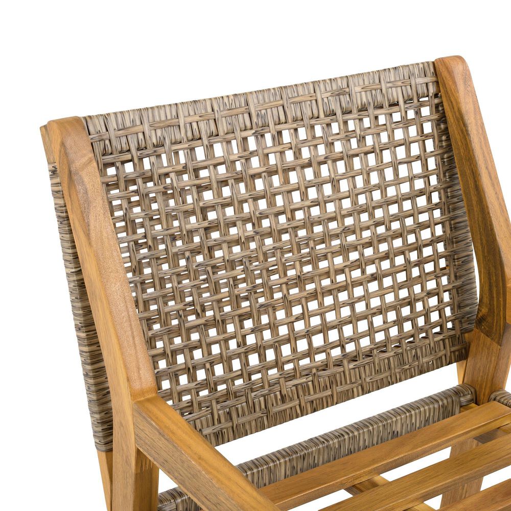 Hearth and Haven Outdoor Dining Chair in Cream (Set of 2), , large