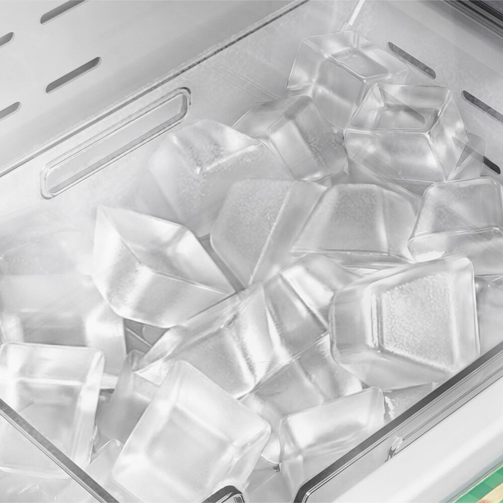 Samsung Bespoke AI 30 Cu. Ft. French Door Refrigerator with Zero Clearance Fit and In-Door Tall Water Dispenser in Matte Black Steel, , large