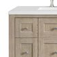 James Martin Vanities Breckenridge 72" Double Vanity in Whitewashed Oak with 3 cm White Zeus Quartz Top, , large