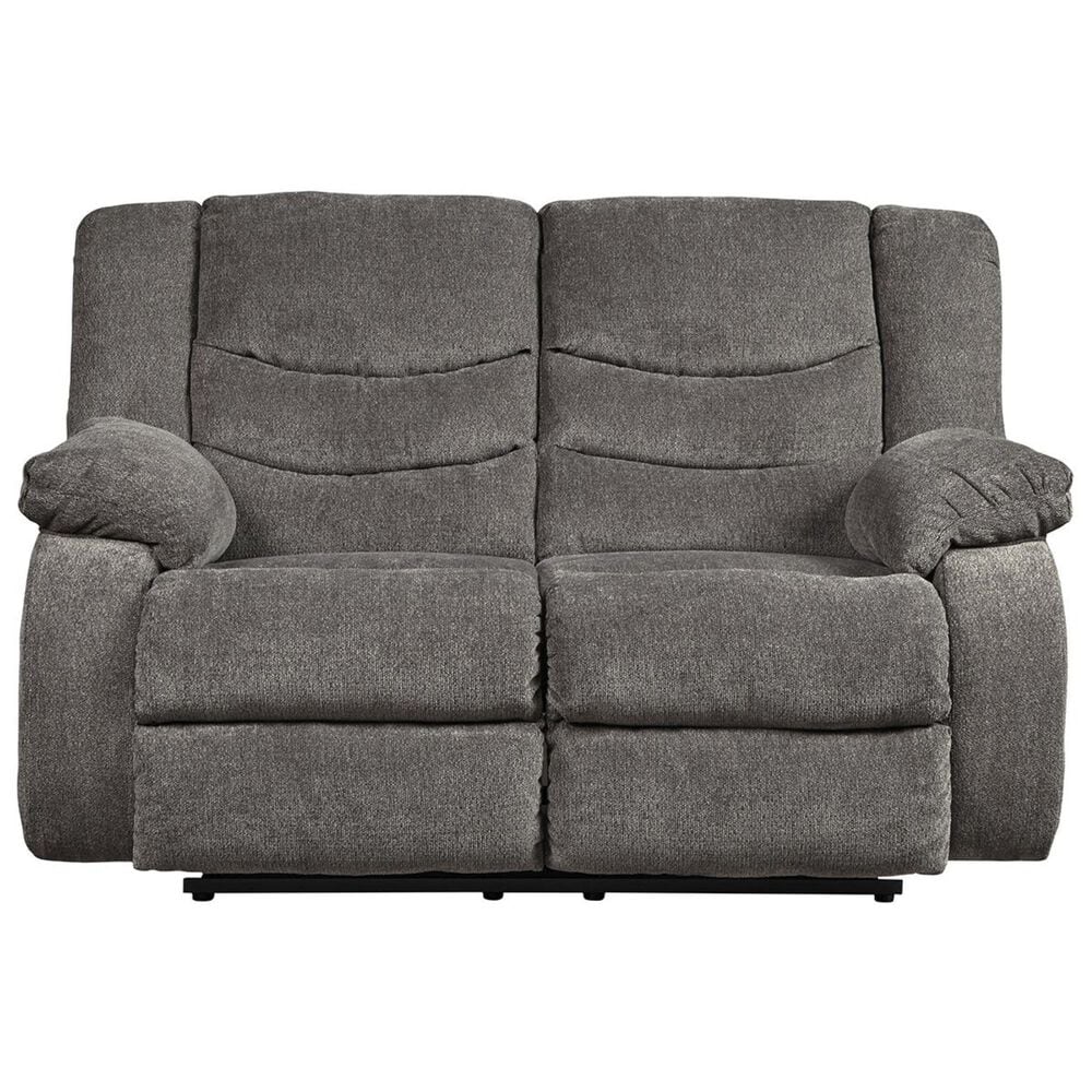 Ashley Tulen Reclining Loveseat in Gray, , large