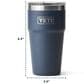 YETI Rambler 20 Oz Stackable Cup with MagSlider Lid in Royal Blue, , large