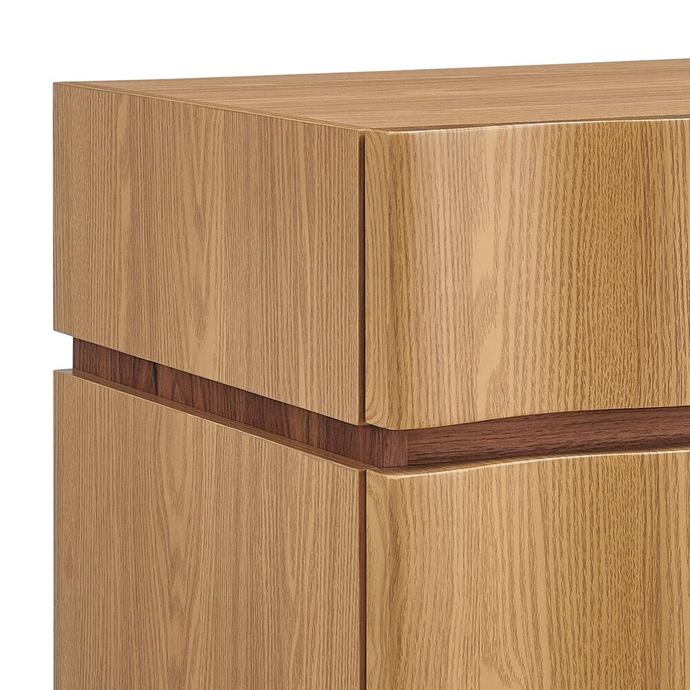 Modway Isola 2 Drawer Nightstand in Light Oak Walnut, , large