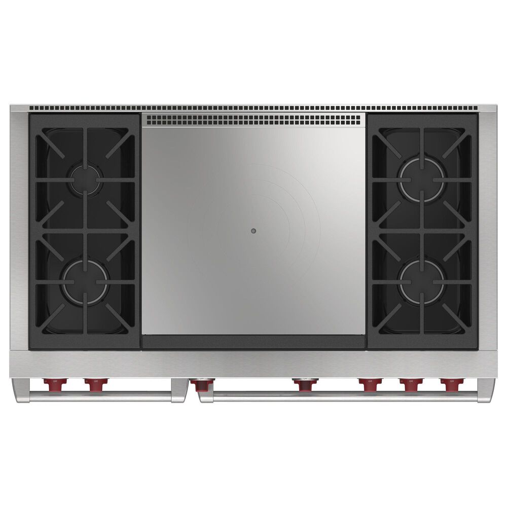 Wolf Appliances 7.8 Cu. Ft. Freestanding Dual Fuel Range with Liquid Propane and French Top in Stainless Steel, , large