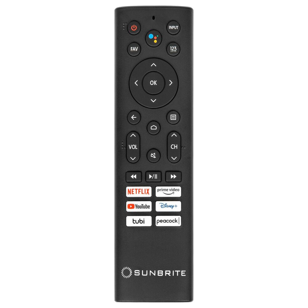 Sunbrite 55" Veranda 3 Series Outdoor Full Shade 4K UHD HDR - Smart TV with Premium Large Tilt Mount in Black, , large