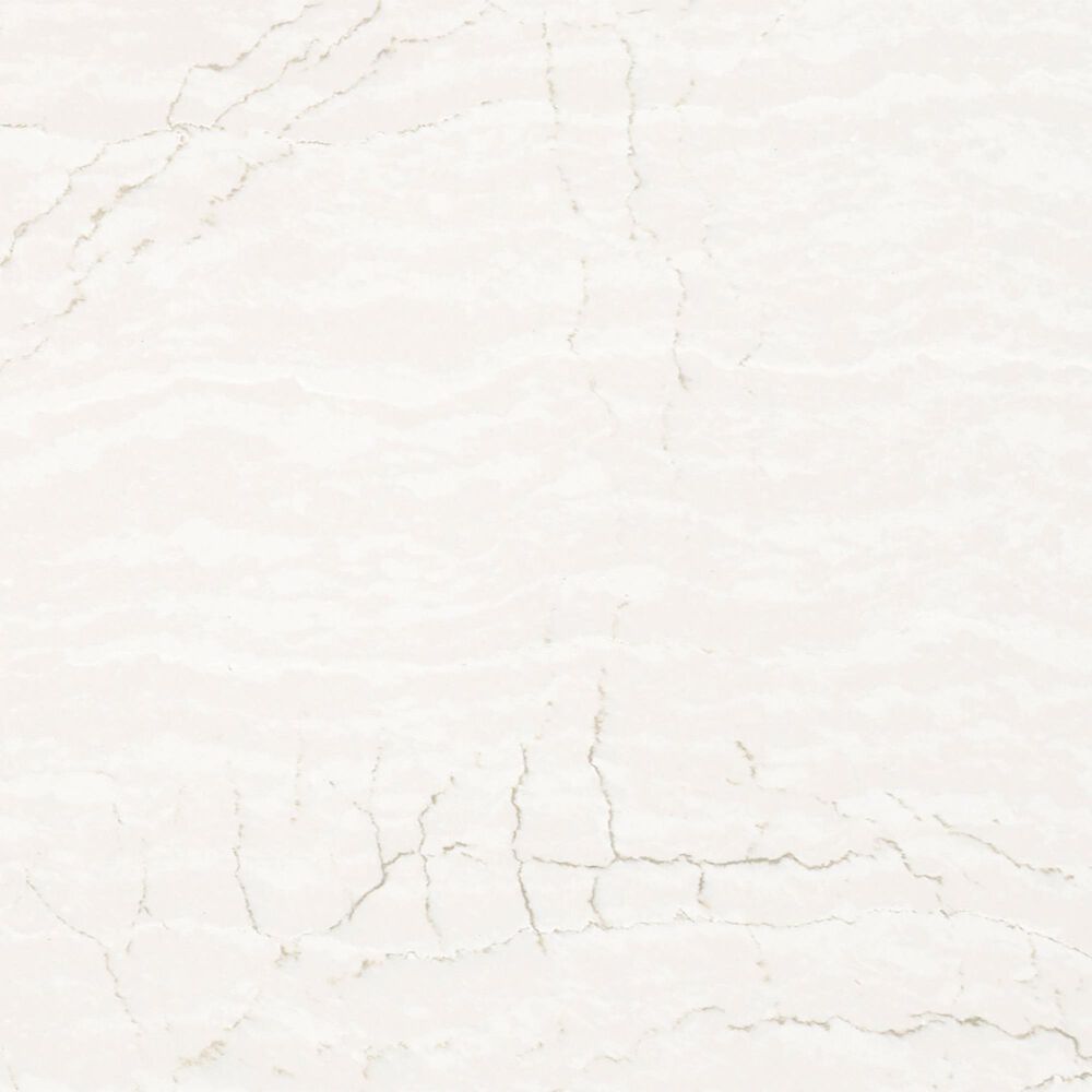 Cambria Luxury Delgatie 3cm Quartz Countertop in White and Beige, , large