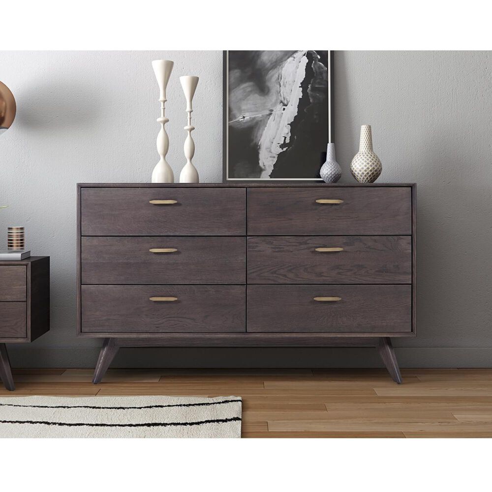 Tov Furniture Loft 6 Drawer Dresser in Brown, , large