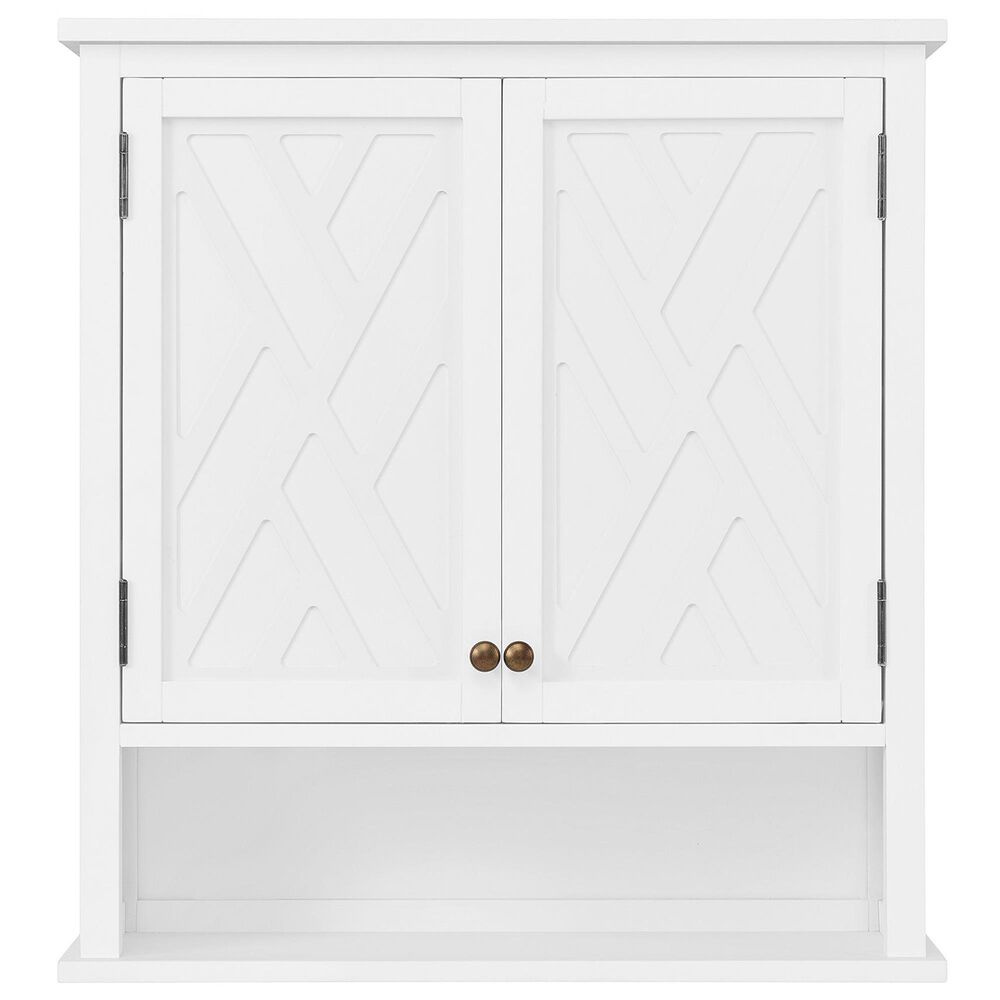 Timberlake Coventry 29&quot; Wall Bathroom Storage Cabinet in White, , large
