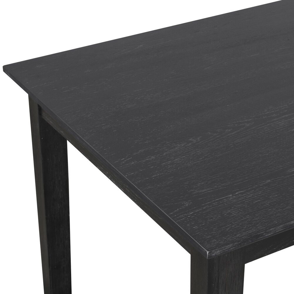 New Heritage Design Sable Crest 5-Piece Rectangular Dining Set in Sable Black, , large