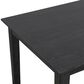 New Heritage Design Sable Crest 5-Piece Rectangular Dining Set in Sable Black, , large