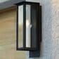 Vaxcel Burr Ridge 1-Light Outdoor Wall Sconce in Matte Black, , large
