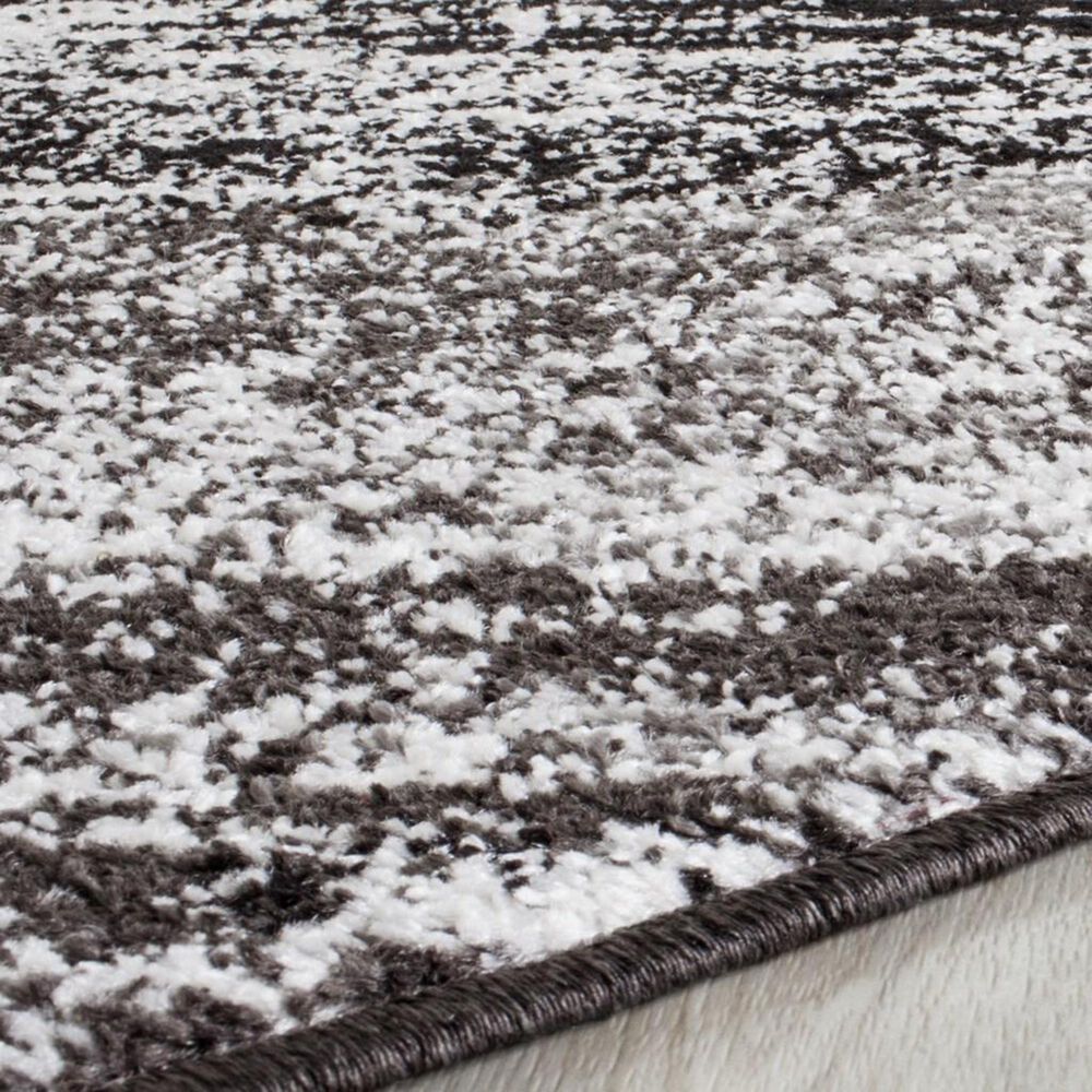 Safavieh Adirondack ADR112A 10&#39; Round Silver and Black Area Rug, , large