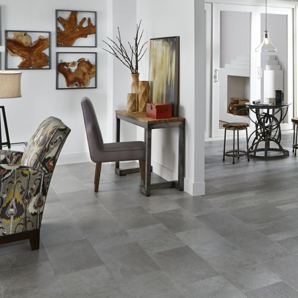 Mannington Meridian Steel 12" x 24" Luxury Vinyl Tile, , large