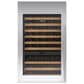 Sub Zero Integrated 30" Tall Wine Storage Door Panel with Tubular Handle in Stainless Steel, , large
