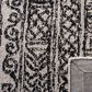 Safavieh Micro-Loop MLP228A 2"3" x 7" Ivory and Black Runner, , large