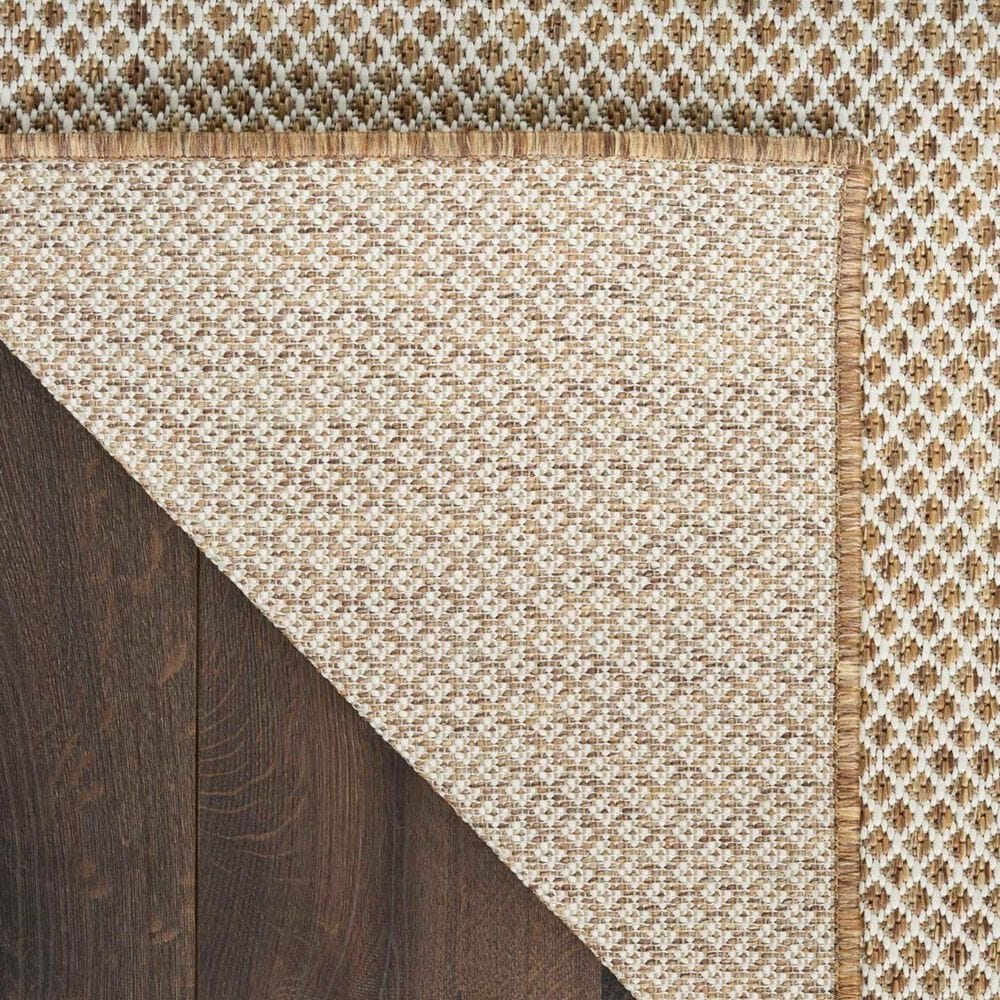 Nourison Courtyard Jute and Ivory 8&#39; x 10&#39; Indoor/Outdoor Area Rug, , large
