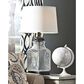 Ashley Sharolyn Table Lamp in Smoky and Antiqued Silver, , large