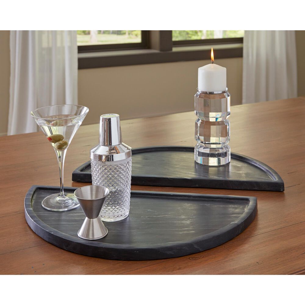 Ashley Cortsen 10" Tray in Black, , large
