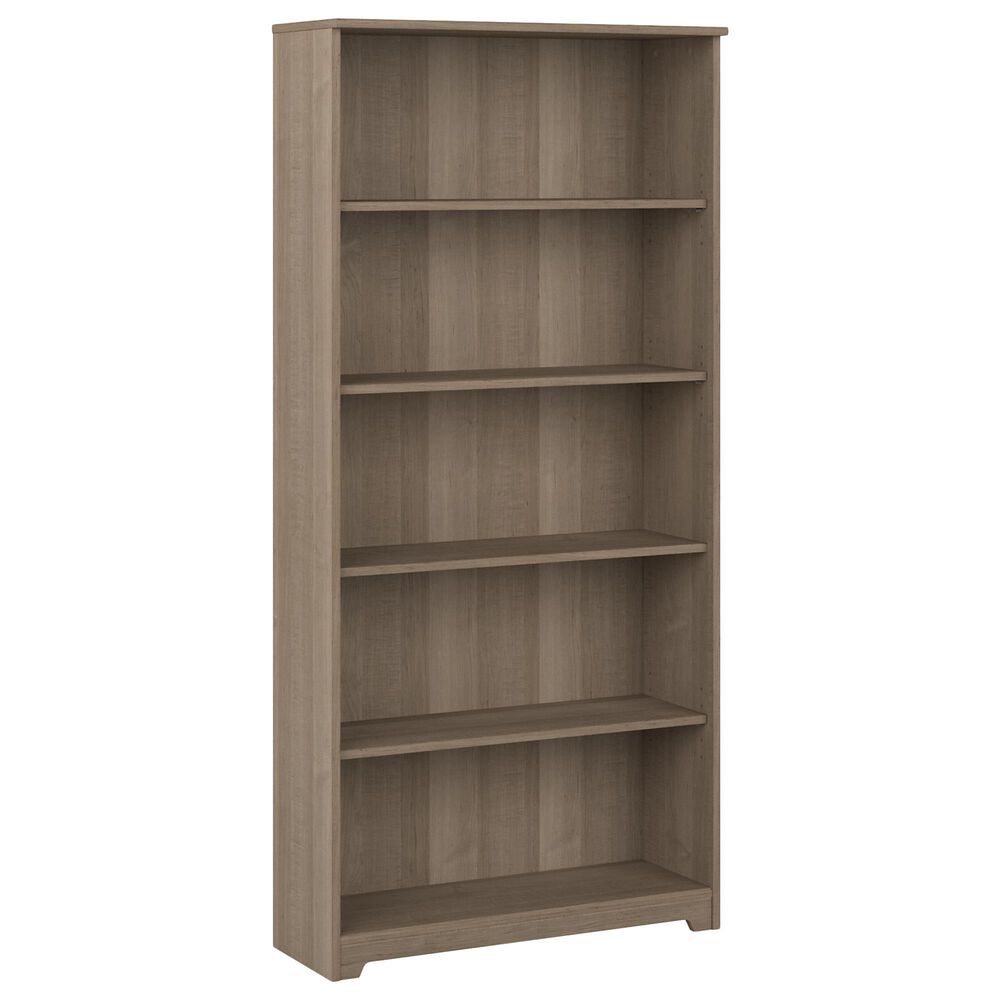 Bush Cabot 5Shelf Tall Bookcase in Ash Gray Nebraska Furniture Mart