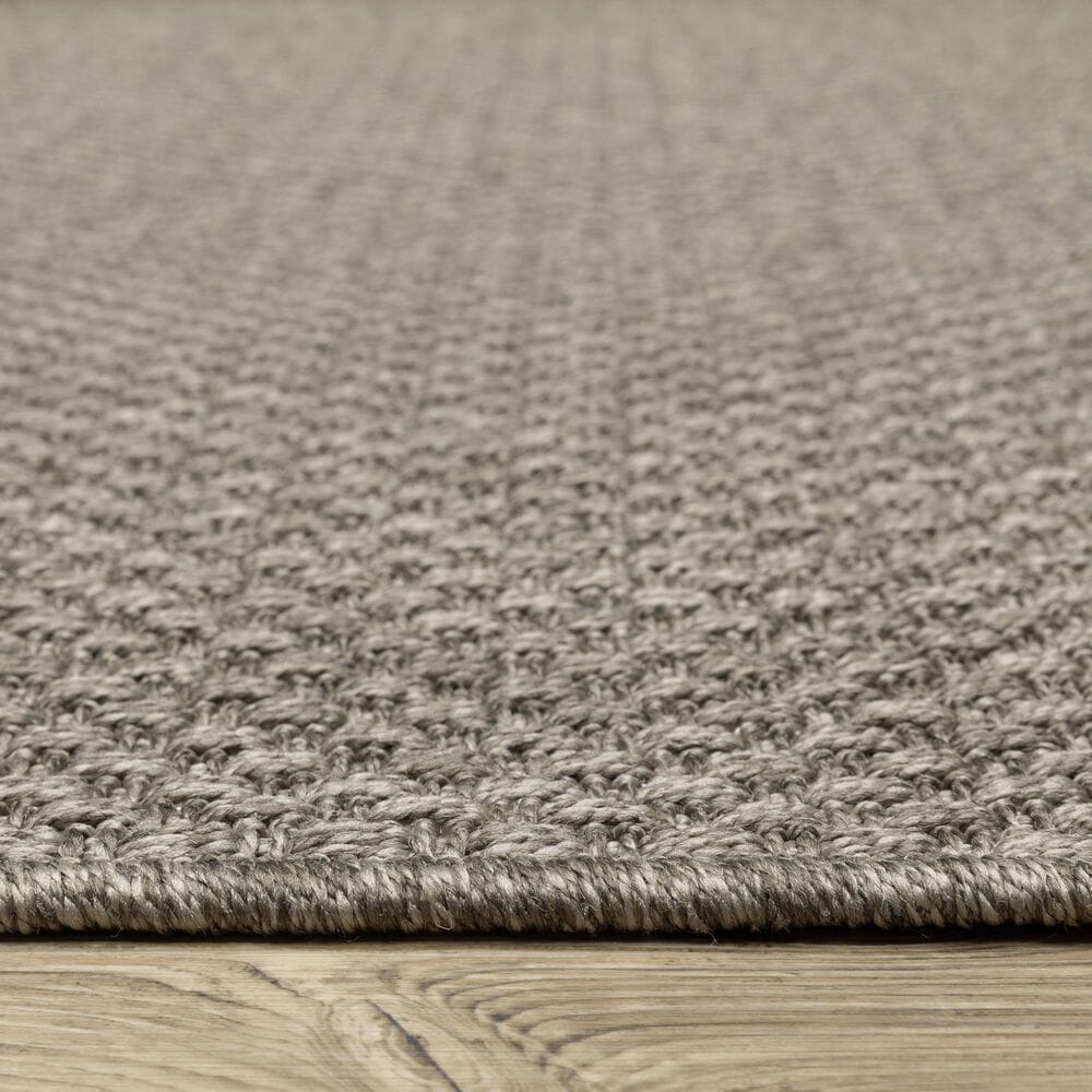 Oriental Weavers Caicos CA01N 5&#39;3&quot; x 7&#39;3&quot; Grey Area Rug, , large