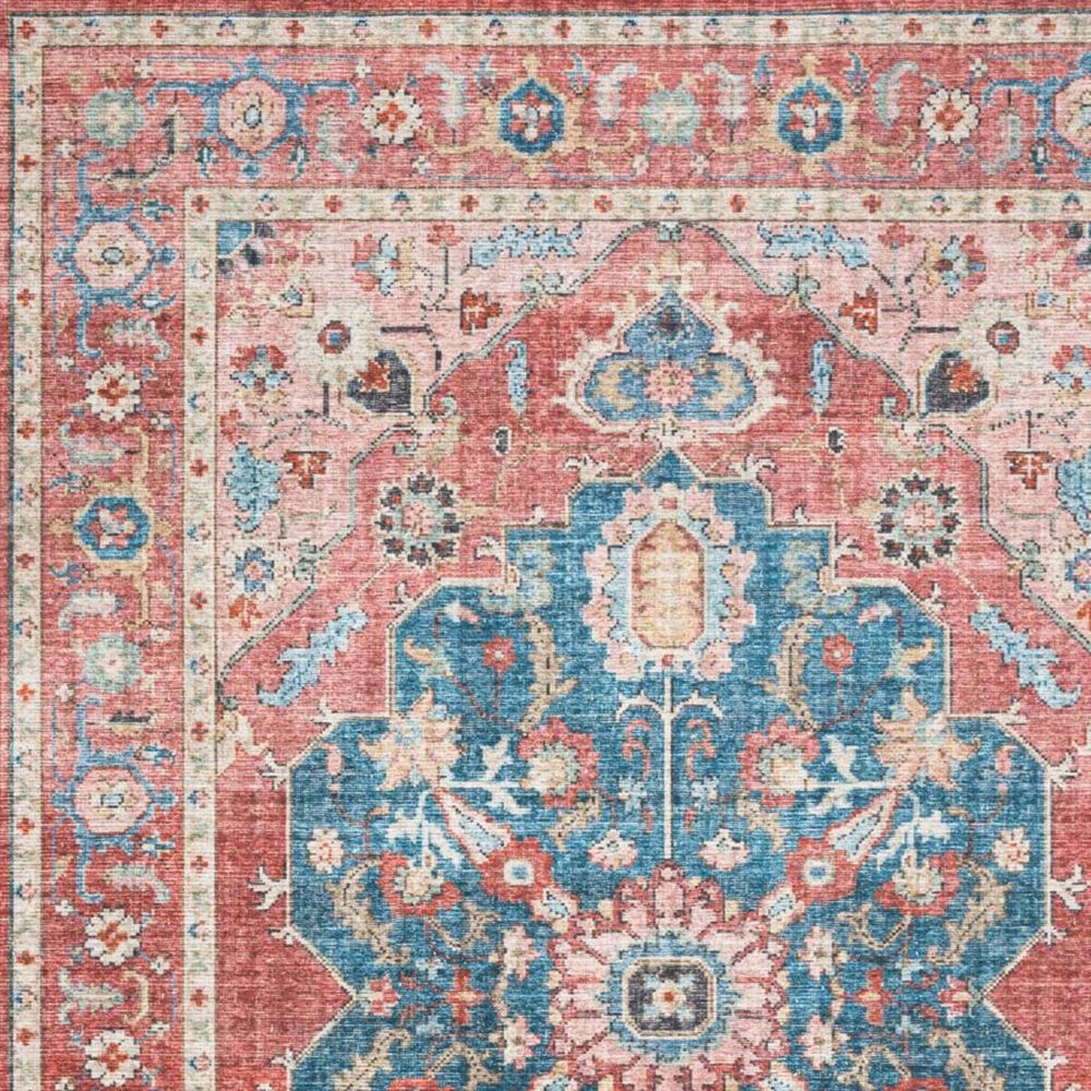 Loloi II Skye SKY-05 3&#39;6&quot; x 5&#39;6&quot; Brick and Ocean Area Rug, , large
