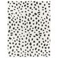 Surya Moroccan Shag Black and White 5"3" x 7"3" Area Rug, , large