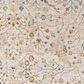 Surya Reina Light Gray, Denim, Cream, Tan, Light Brown, Rust, Mustard and Olive 6"7" Round Area Rug, , large