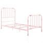 Furniture of America Wren Twin Spindle Kids Bed in Pink, , large