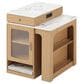 HOMLUX 60" Kitchen Island in Natural, , large