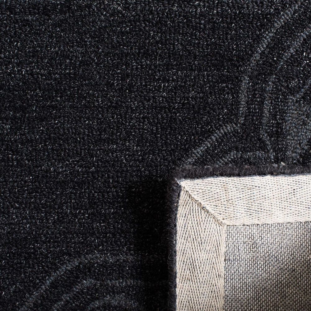 Safavieh Micro-Loop 4&#39; x 6&#39; Charcoal Area Rug, , large