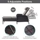 Sunwell Garden Outdoor Lounge Chair with Brown Rattan in Grey, , large